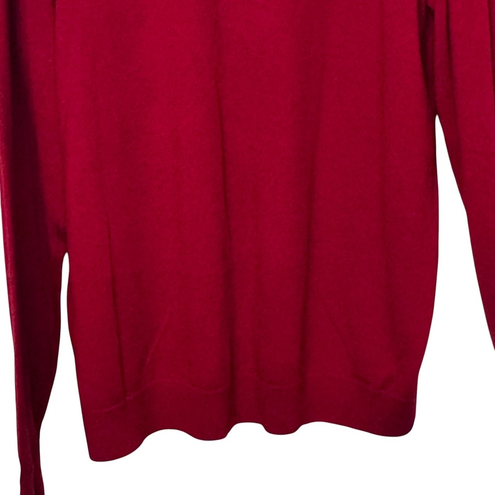 Hart Schaffner Marx Men's Sweater Extra Fine Merino Wool Briella Yarn V-Neck XL - Picture 11 of 12